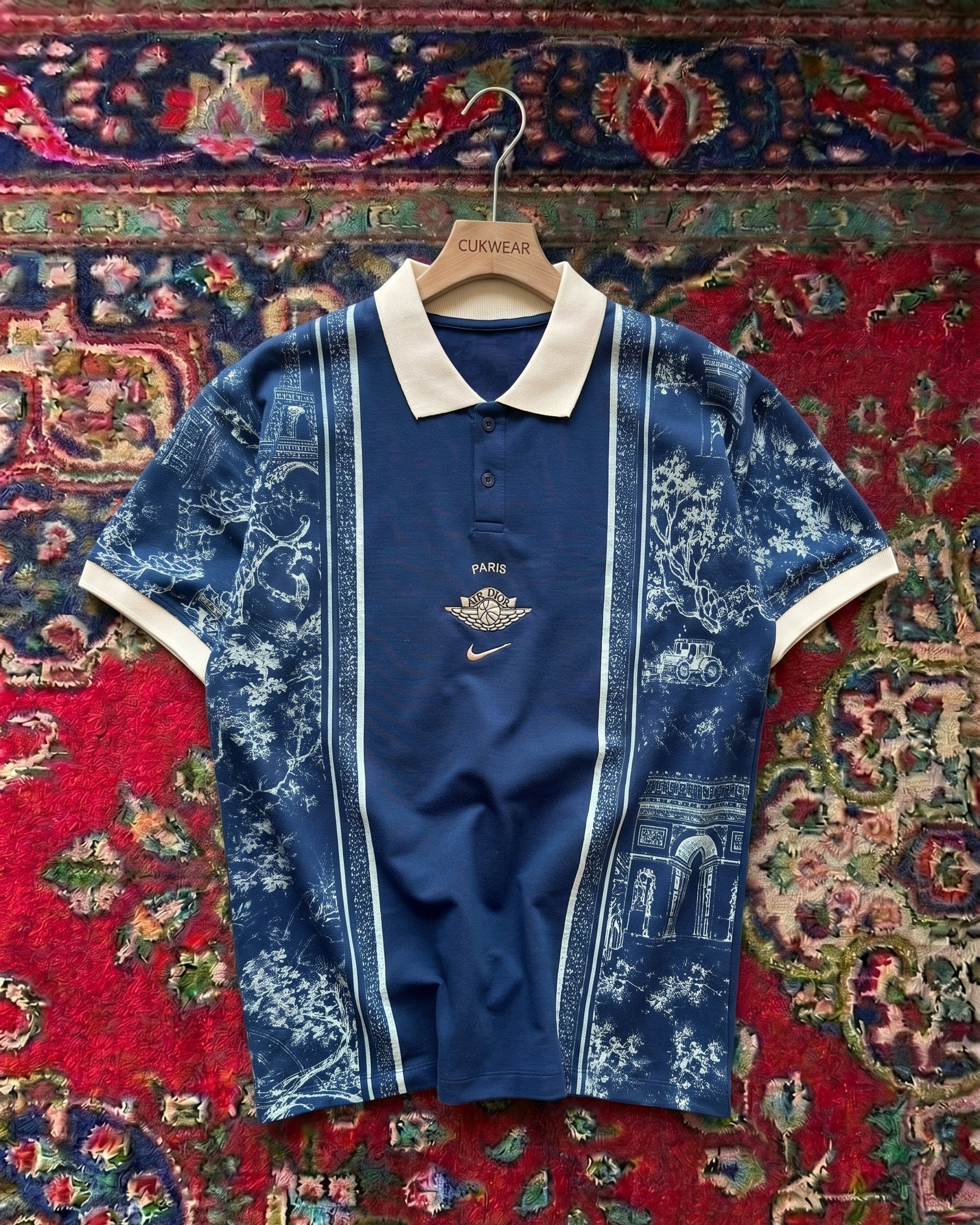 Dior Paris Lacivert Tişört