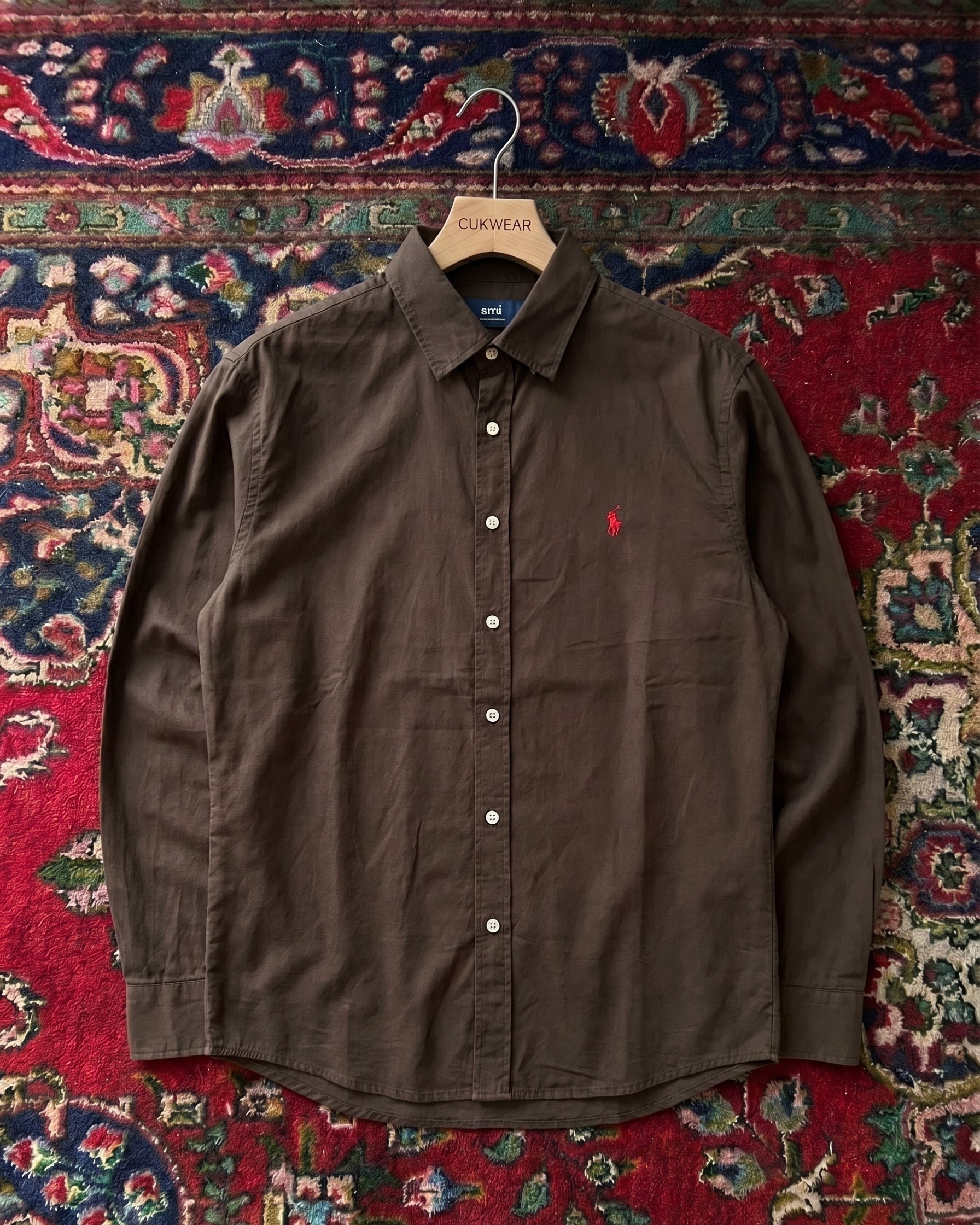 Polo Ralphlauren Kahve Yazlık Keten Gömlek