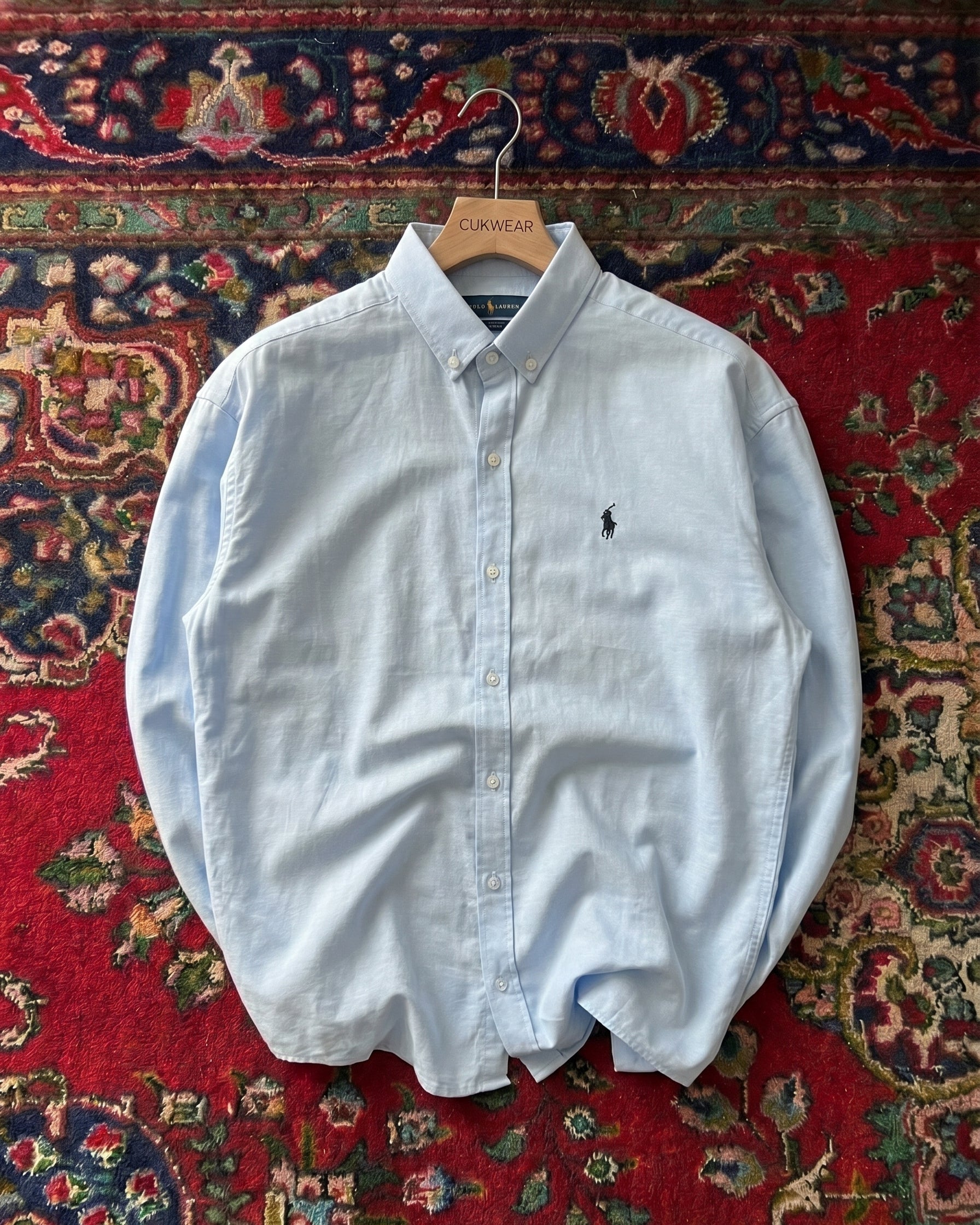 Polo Ralphlauren Bebe Mavisi Yazlık Keten Gömlek