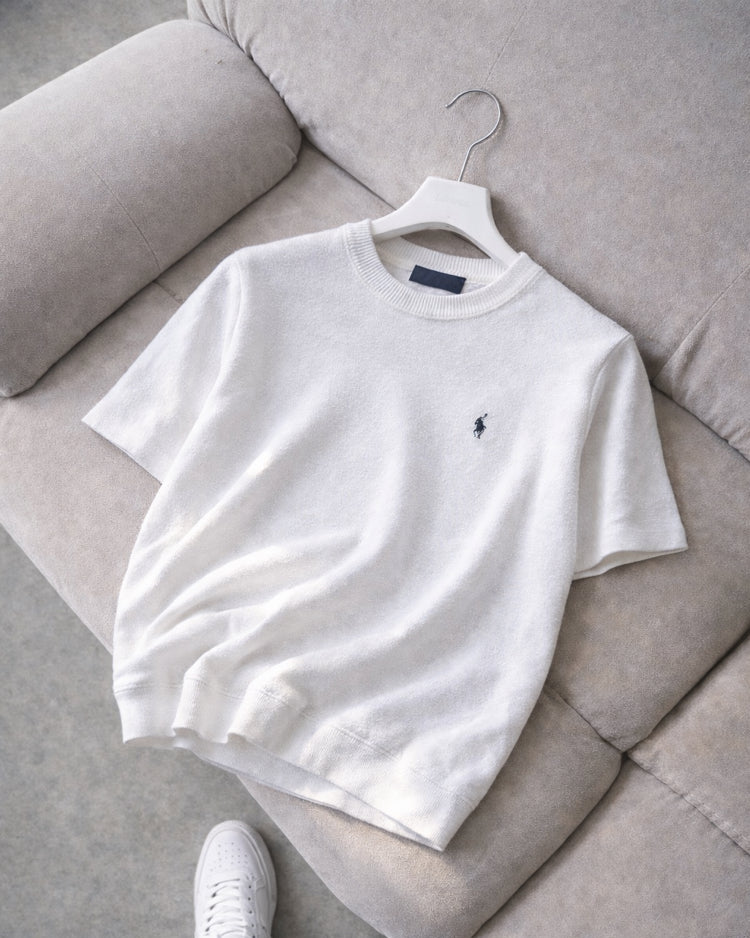 Polo Ralphlauren Beyaz Triko Döküm